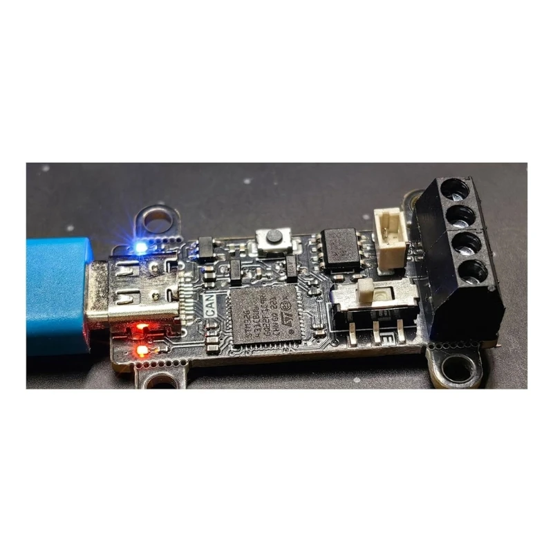 USB-CAN 모듈 CANable SLCAN 디버거 CAN 버스 트랜시버 어댑터 지원