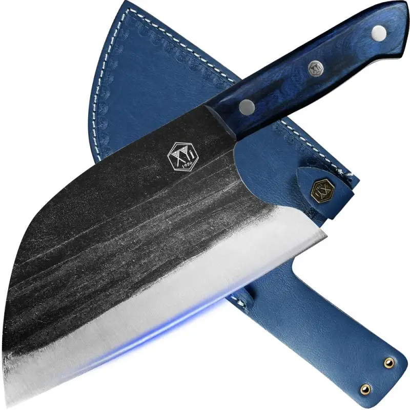 XYjHighCarbonStainlessSteelKnifeKitchenProfessionalCleaver