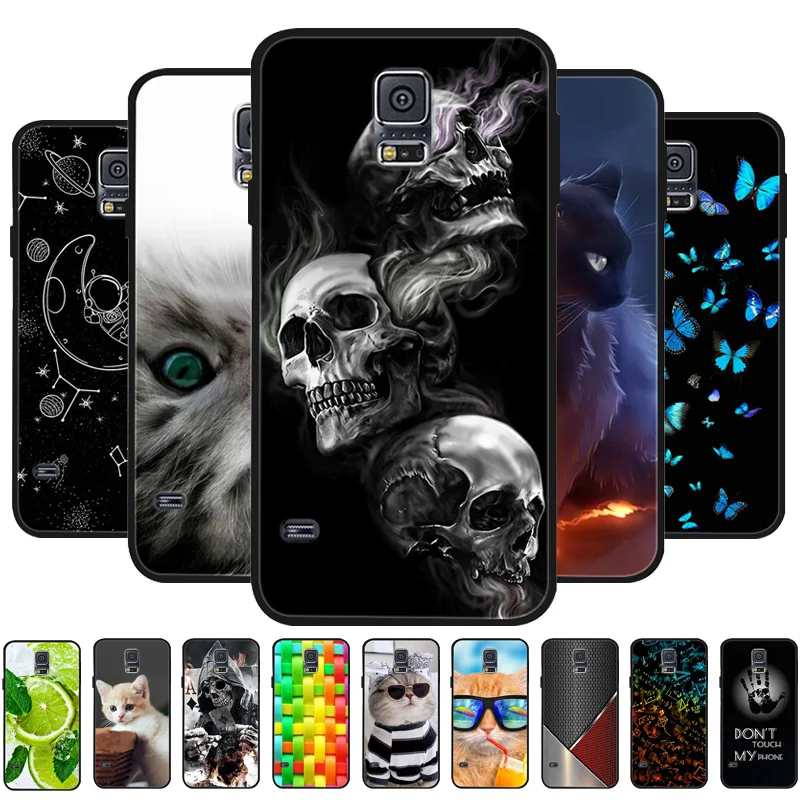 Per Samsung S5 Custodia Cover Posteriore In Silicone Morbido Verniciato A Freddo Per Samsung Galaxy S5 S 5 I9600 Paraurti In Tpu Su Galaxy S5 Neo Capa