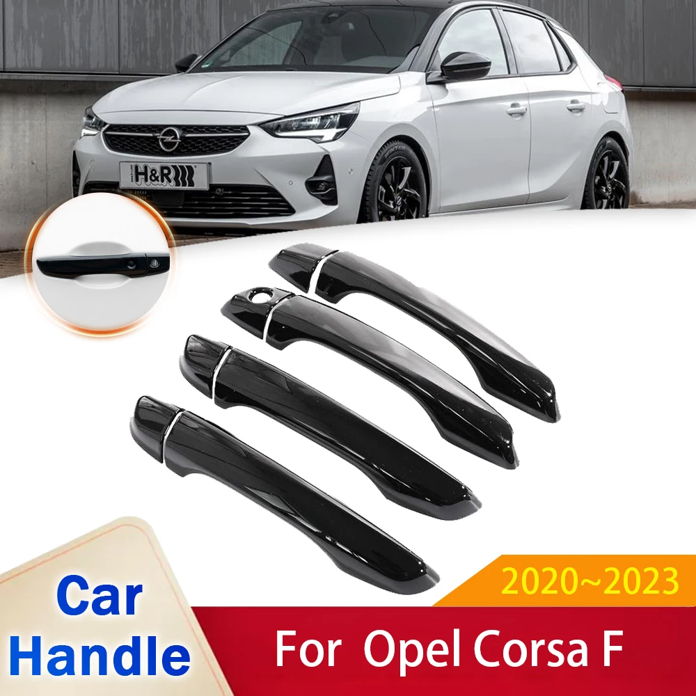 Fit for Opel Corsa F 2020 2021 2022 2023 Vauxhall Corsa Gloss Black Fit for Opel Corsa F 2020 2021 2022 2023 Vauxhall Corsa Gloss Black