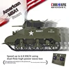American Stuart M5a1 Military Simulation 360-Degree Rotating Smoking Electric Remote Control Tank G2080 Model Children'S Toy 3