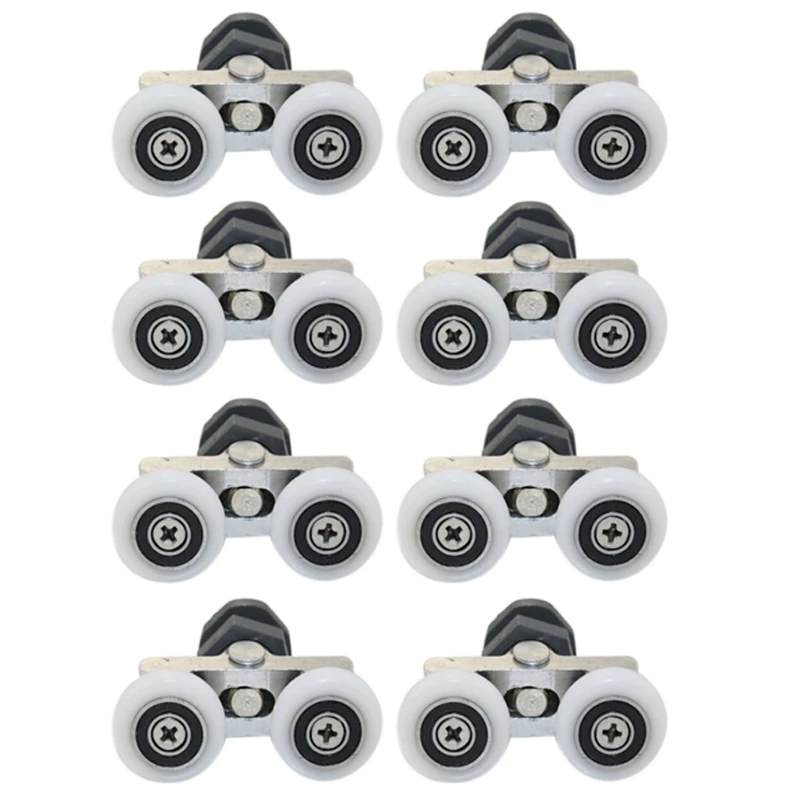 

8 шт., двухколесные Сменные ролики для душевой кабины диаметром 25 мм