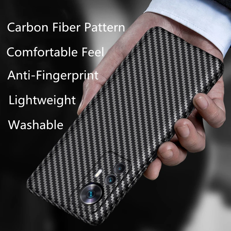 Ultra-Thin Carbon Fiber Matte Soft Touch Protective Case