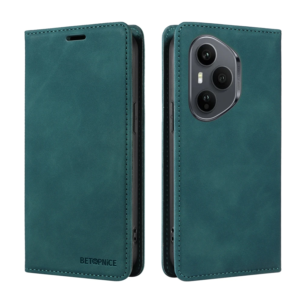 RFID Blocking Magnetic Wallet Phone Case - Leather Cover