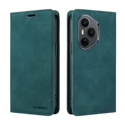 RFID Blocking Magnetic Wallet Phone Case - Leather Cover - Honor X60i (GN)
