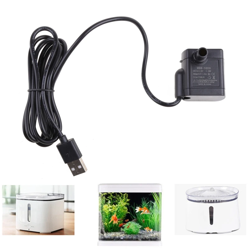 

New USB Water 200L Quiet for Fountains Hydroponics for Pond
