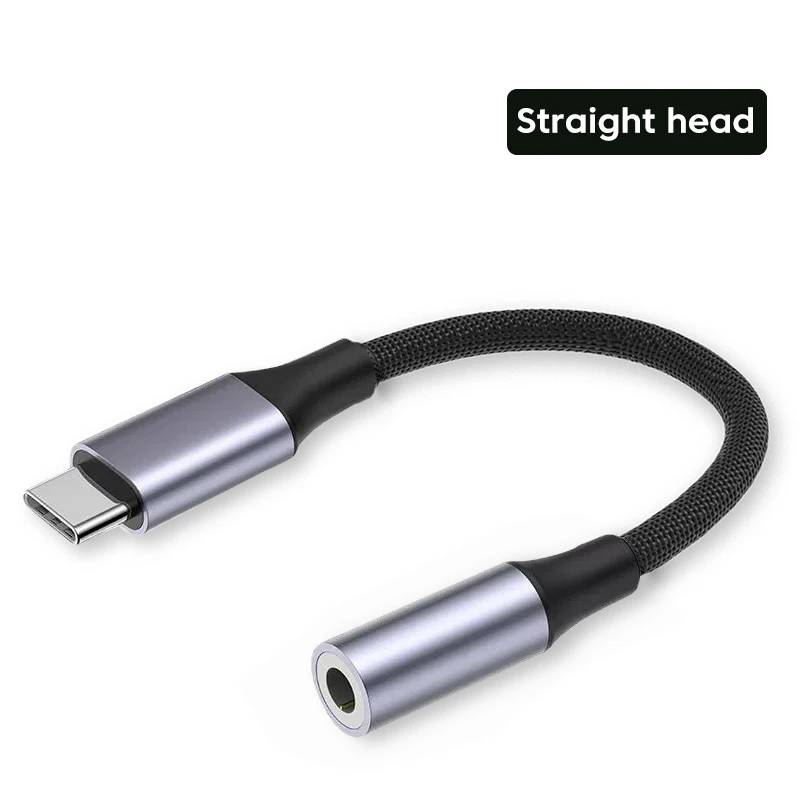 Enhanced USB-C to 3.5mm Audio Adapter - High-Fidelity DAC Converter