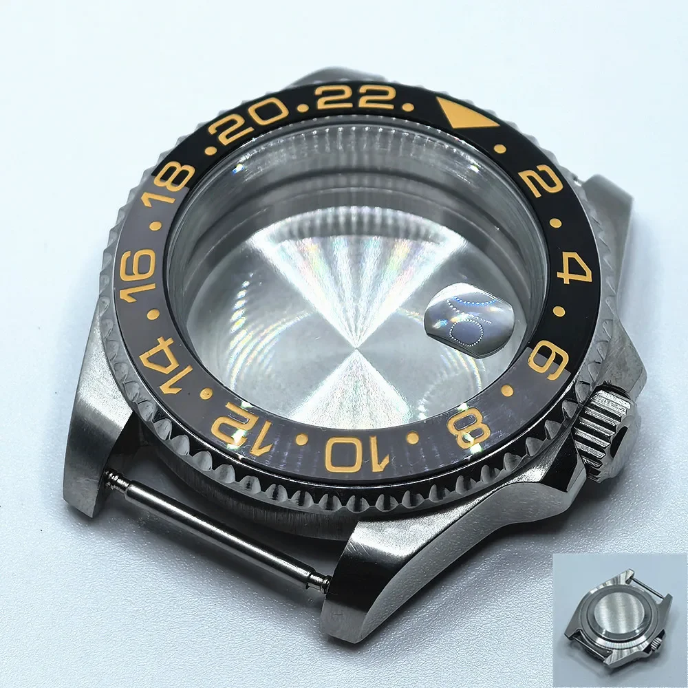 40mm Transparent Glass Watch Case