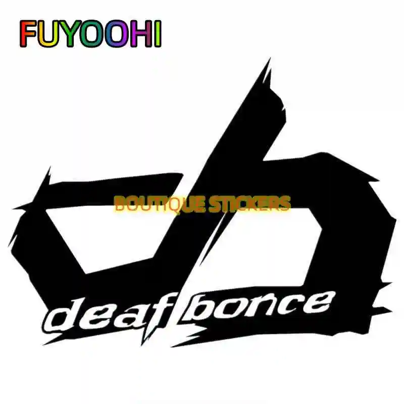 

FUYOOHI Warning Sign Sticker Deaf Bonce Vinyl Car Decals Decorative Express Your Personality with Creative Car Stickers