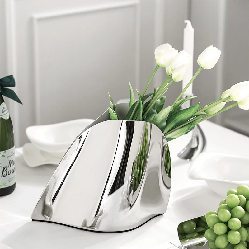 Nordic Stainless Steel Ice Bucket Luxury Champagne Bucket Bar Accessories for Bar Home Decoration Restaurant Party