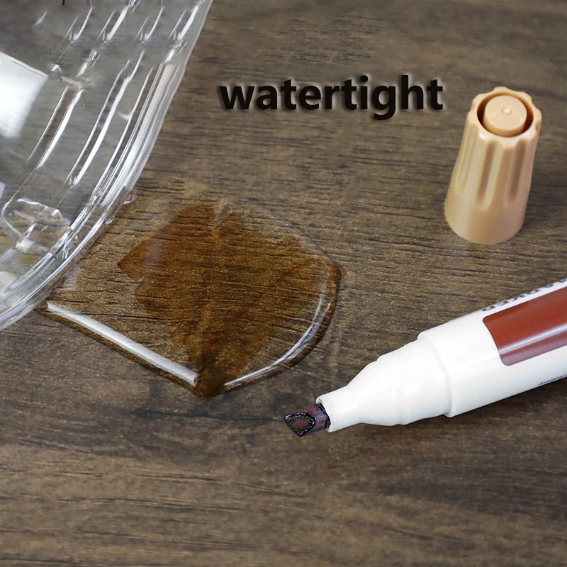 Creative Furniture Repair Pens 8 Colors Wood Scratch Restoration Kit Patch Paint Pen and Crayons Large-Capacity Marker