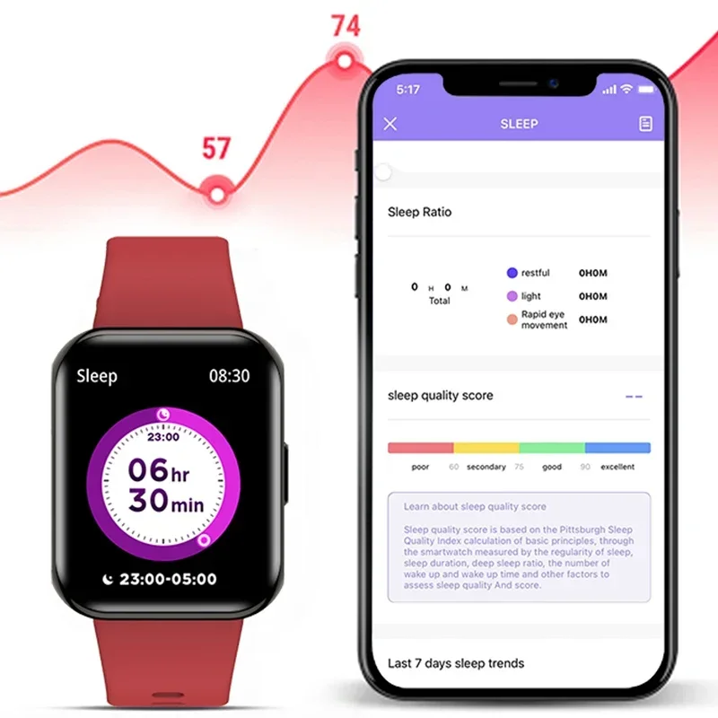 For Android IOS Universal 1.8 Inch Bluetooth Call Smartwatch Men Support 130+ Sport 2023 New Women Rotary Keys Smart Watch +Box