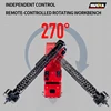 HUINA 1/18 RC Aerial Ladder Fire Fighting Truck 1361 9CH Remote Control Finished Plastic Spray Car Painted Model Toys TH23243 5