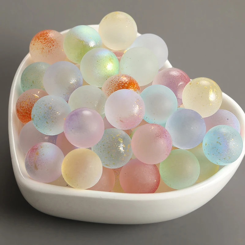 

Cool 50pcs 12mm Glass Marbles Balls Charms Clear Pinball Machine Home Decor for Fish Tank Vase Aquarium Toys for Kids Children