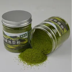100ml Green Grass Powder for Landscape and Architectural Model Making (185ml Olive green)