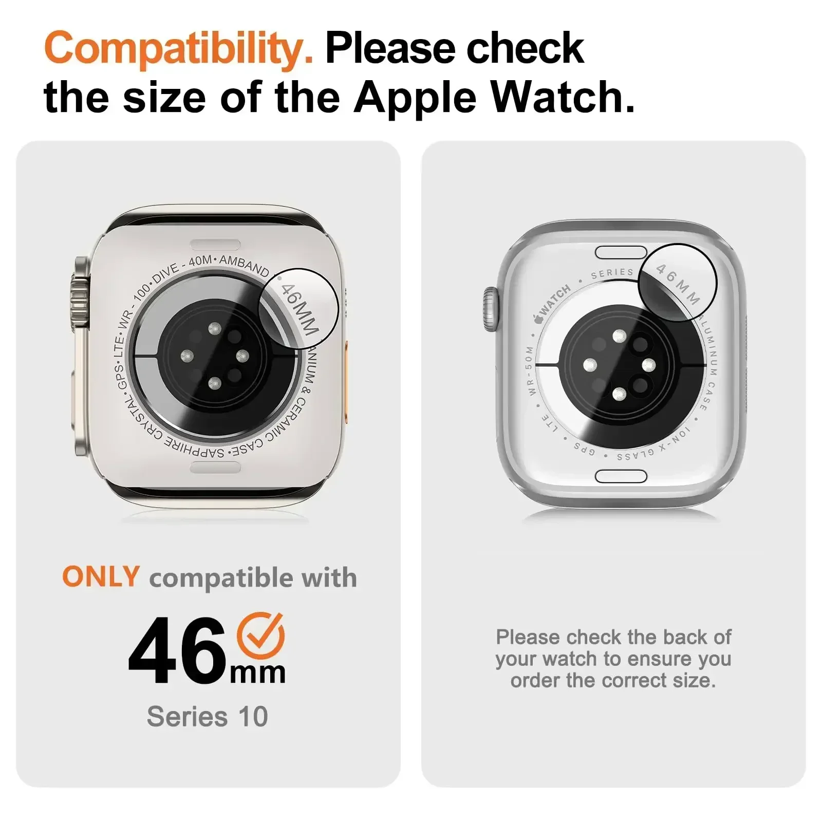 Premium Aluminum Alloy Watch Case with TPU Bumper and Metal Frame