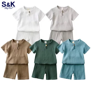 Kids Linen Outfit Set 1