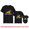 New Disney The Lion King Shirts Like Father Like Son Family Matching Outfits Cotton Daddy and Me Simba Mufasa Tshirt Dad Gifts 2
