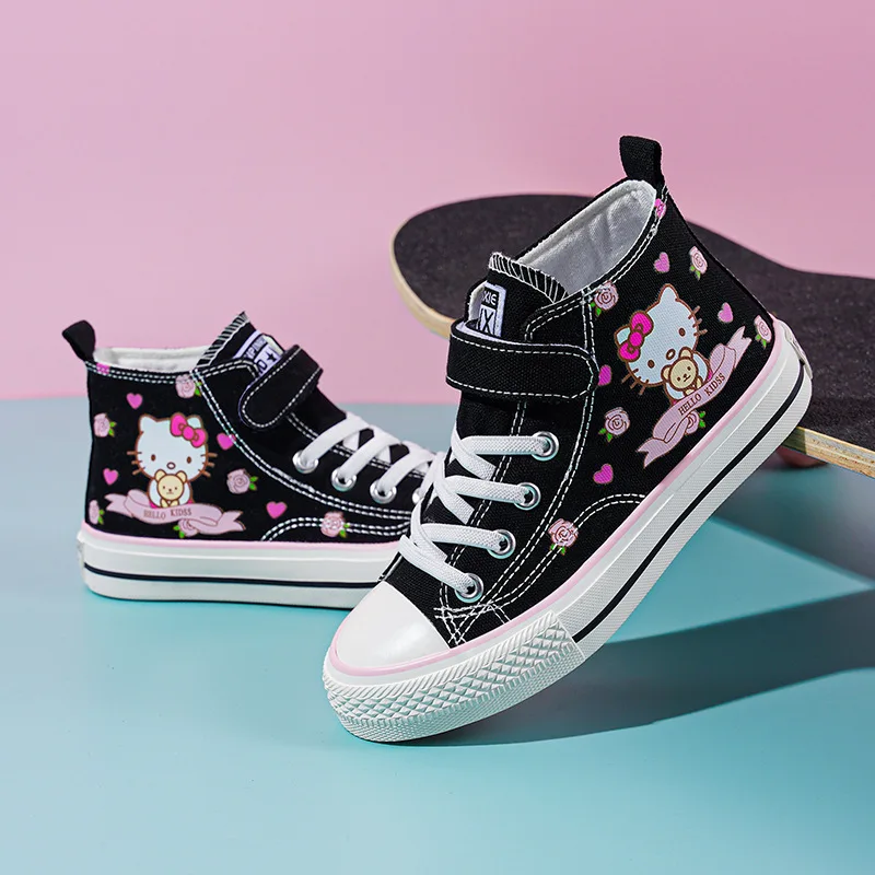 Hello Kitty Pink Louis Vuitton Air Jordan High Top Shoes - Tagotee