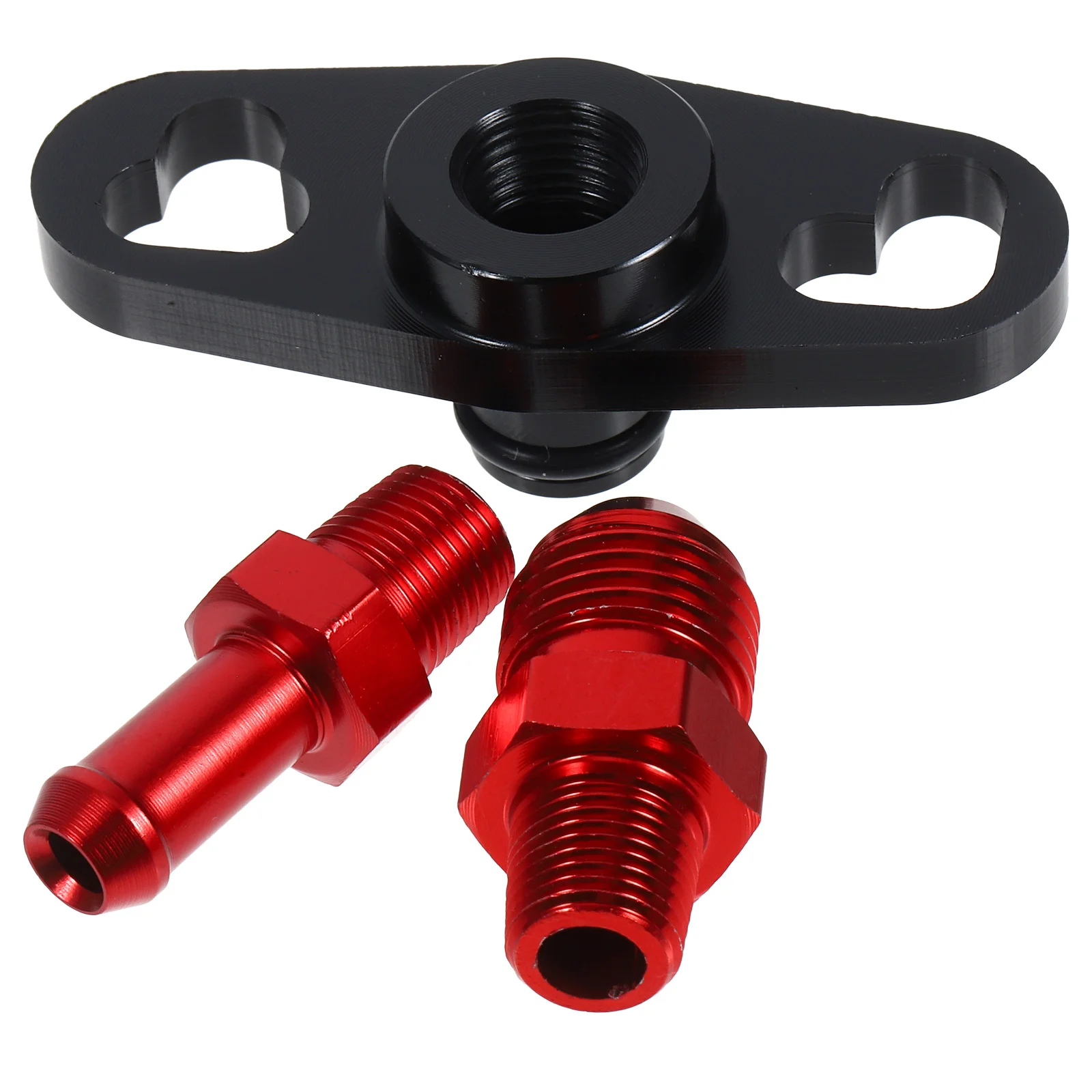 

3 Pcs Automobile Fuel Boost Valve Vehicle Pressure Regulator Fitting Base Rail Adapters Car Automotive Fittings