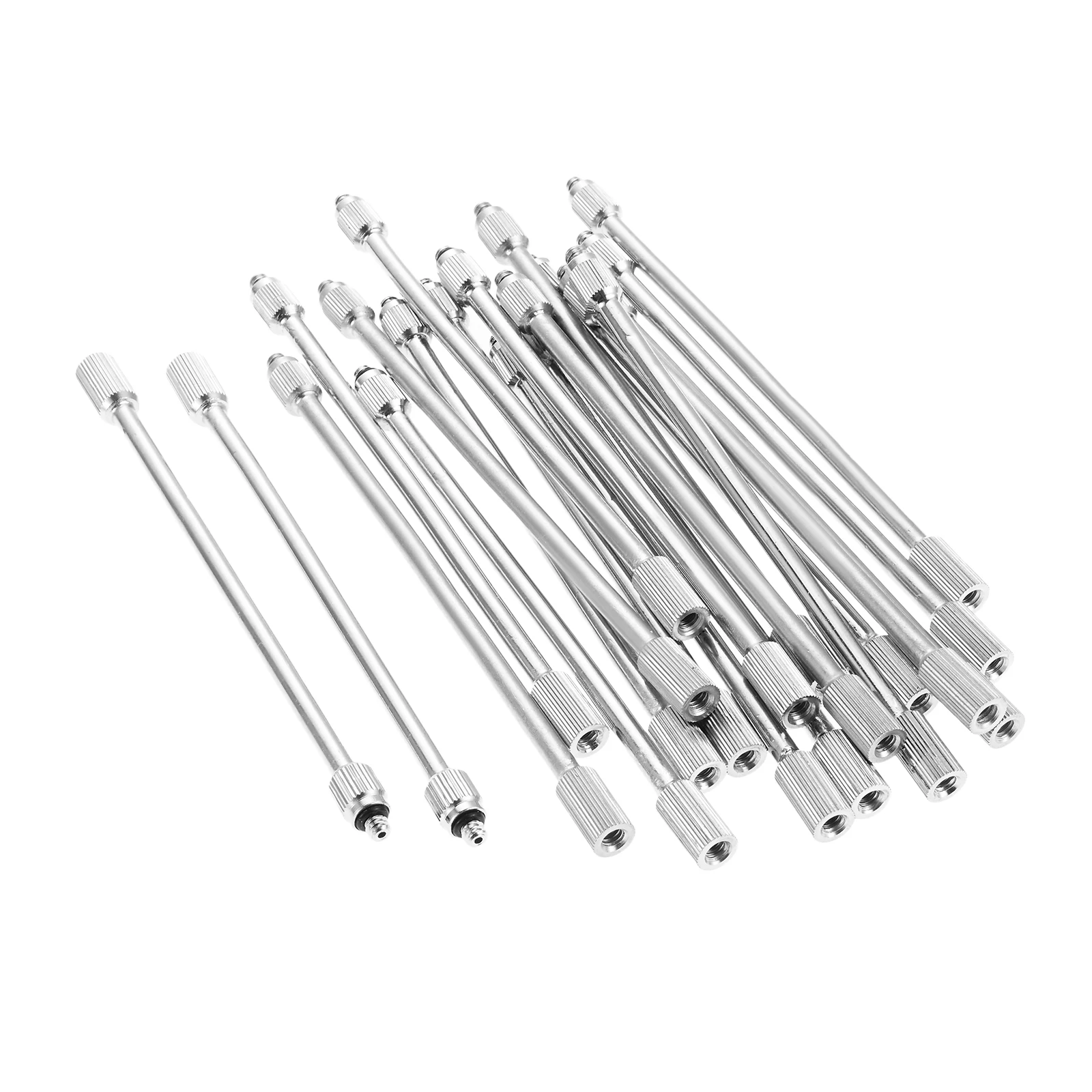 20 Stück flexible Mister-Düsenverlängerungen, 5,9 Zoll Messing-Nebelstange für Mister-Düsen, biegsames Kupfer, verlängerter Stange, 3/16 Zoll Gewinde