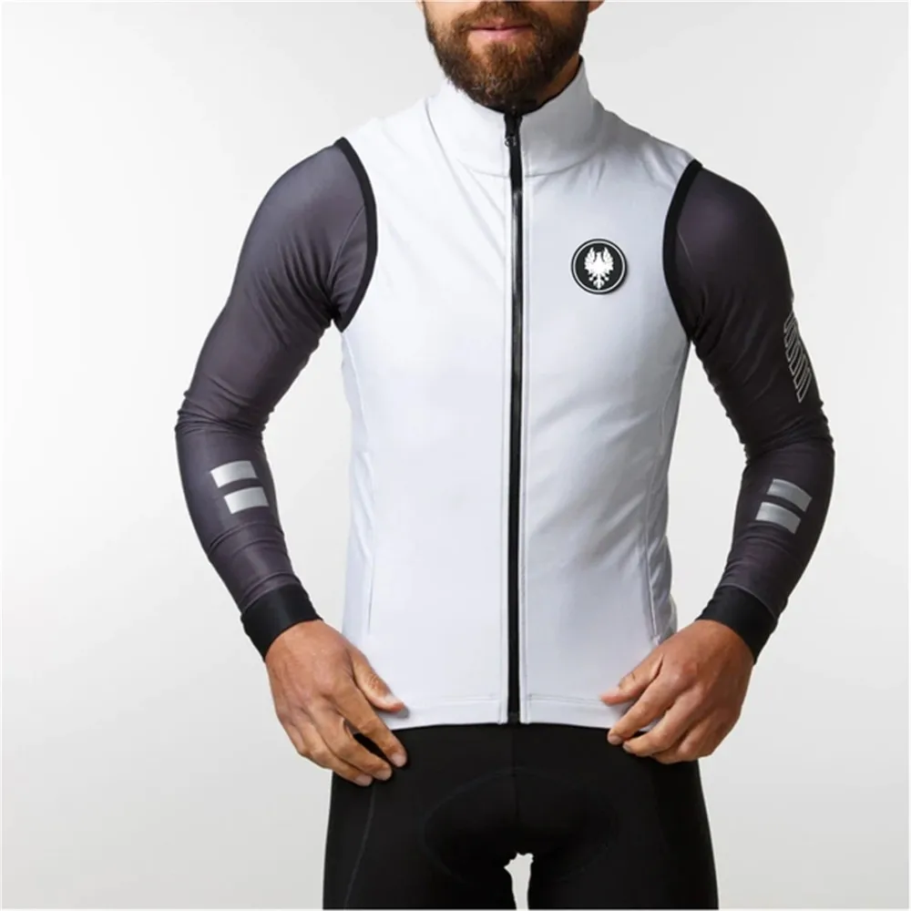 Men's Cycling Sleeveless Windproof/Waterproof Vests Bicycle Windbreaker Mtb Road Bike Team Gilet