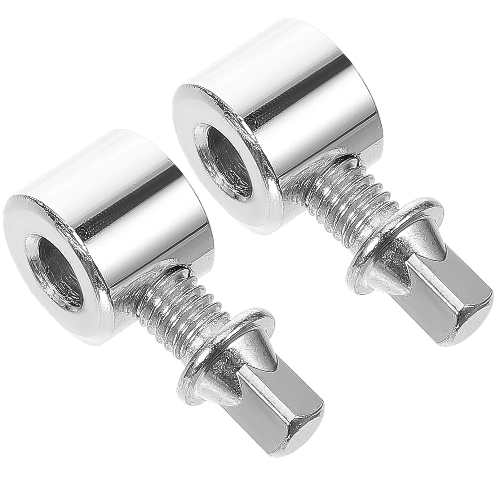 

2 Pcs Accessories Pedal Hammer Counterweight Percussion Instrument Part Metal Drum Kit Beater