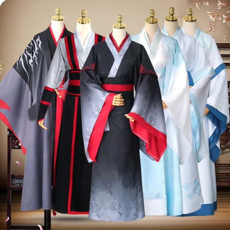 

Wei Wuxian Cosplay Costume Yiling Patriarch Ver Wei Wuxian Mo Xuanyu Costume Mo Dao Zu Shi Halloween Carnival Men Full Set