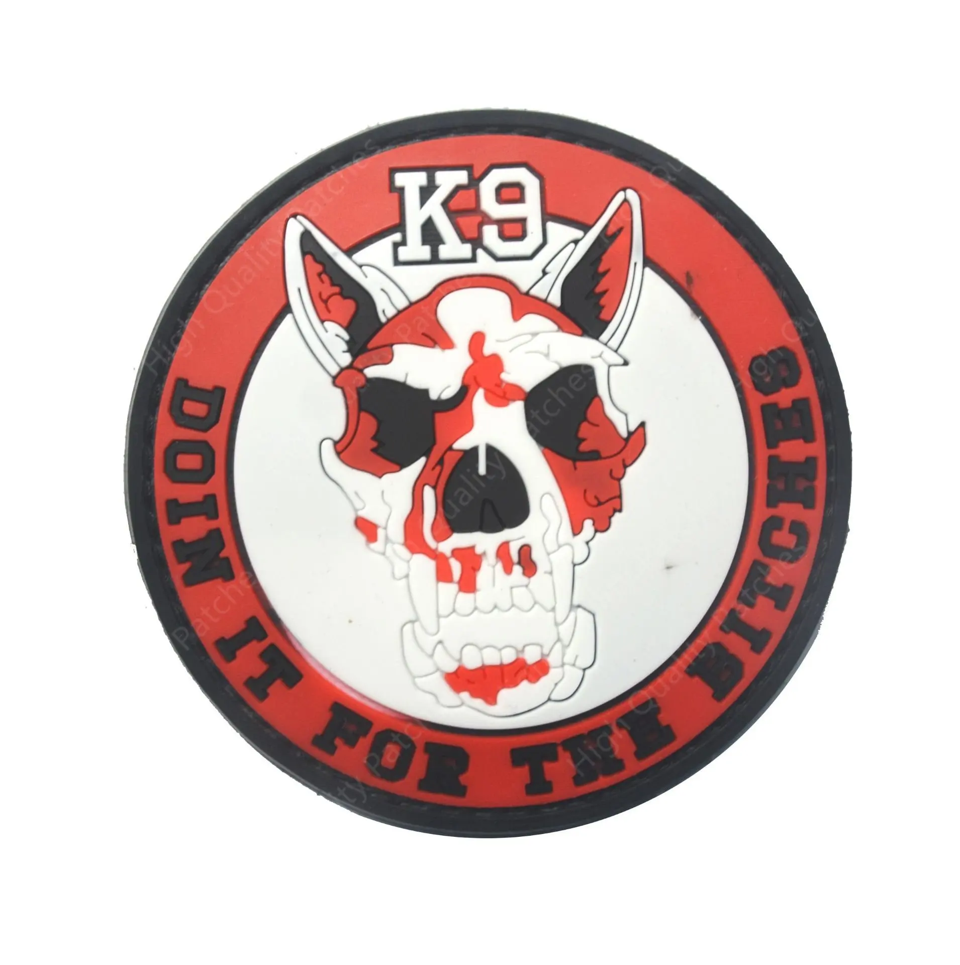 K9 Service Dog Rescue Dog Paw Embroidery Hook&Loop Patches Military  Tactical Patches Luminous Emblem Embroidered Badges - AliExpress