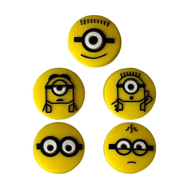 

1pc Mini Cute Shock Absorber Tennis Racket Dampener Silicone Cartoon External Thickened Durable Tennis Sports Accessories