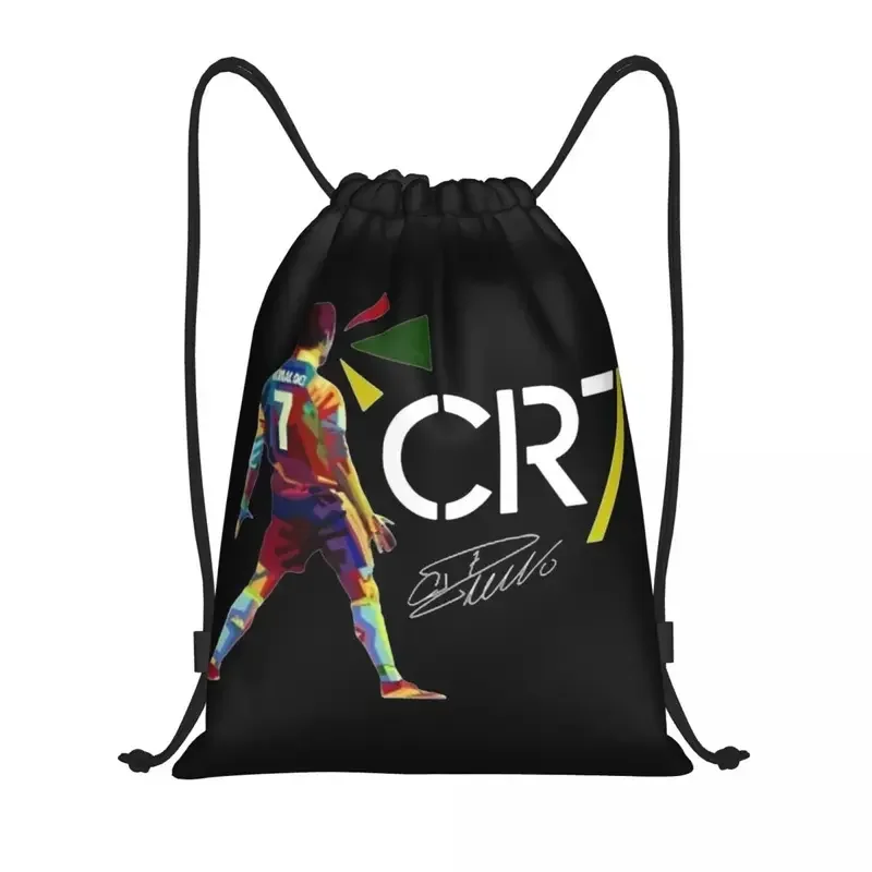 Ronaldo Backpack Drawstring Bags Gym String Sackpack for Exercise