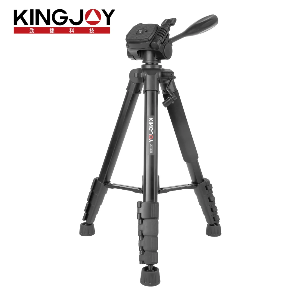 

KINGJOY 168CM Camera Tripod Portable Lightweight Phone Tripe Stand Camcorder 360° Head Tripode Holder for DSLR Gopro Projector