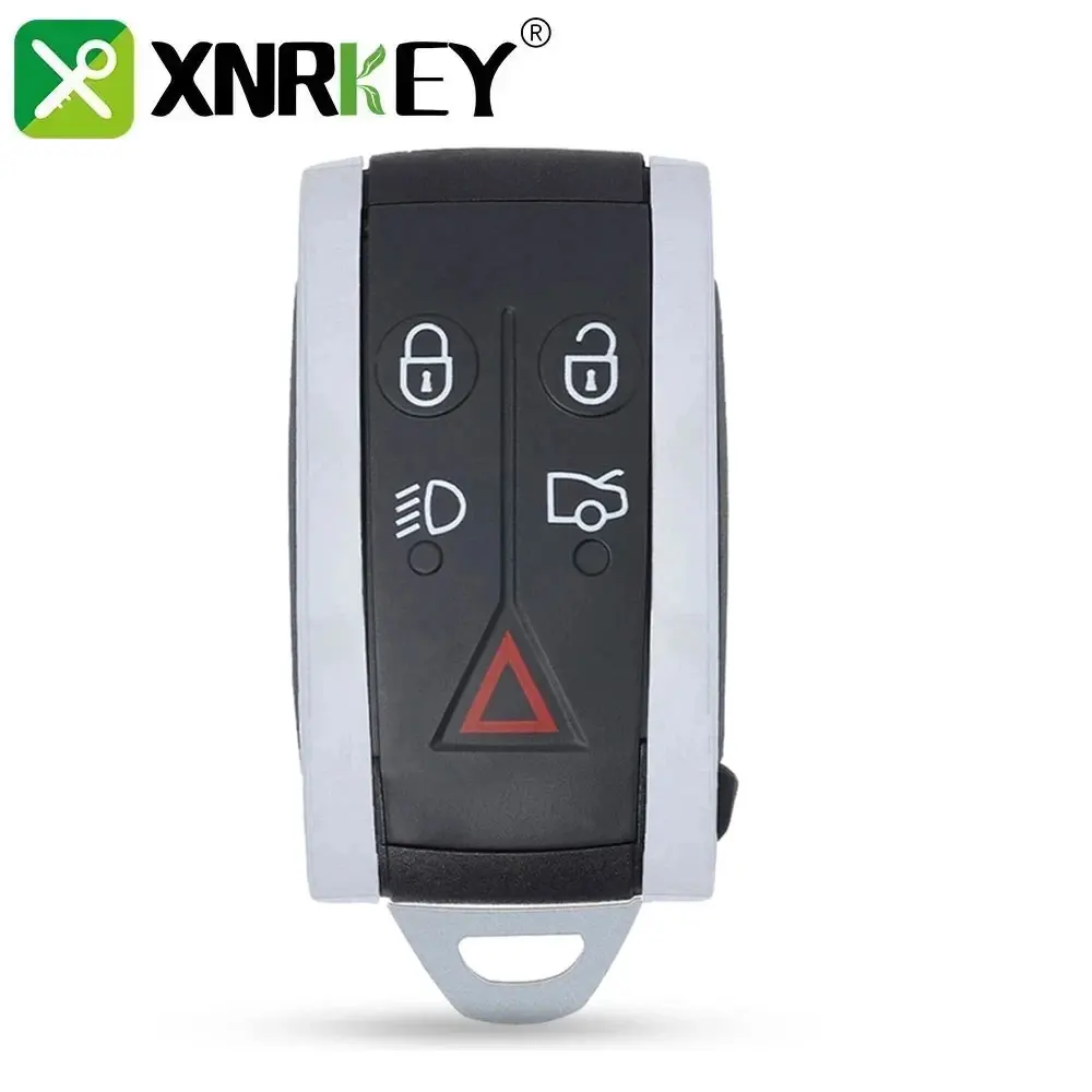 

XNRKEY 5 кнопочный телефон с необработанным лезвием для Jaguar X S Type XF XK XKR 2007-2012, сменный умный чехол для смартфона