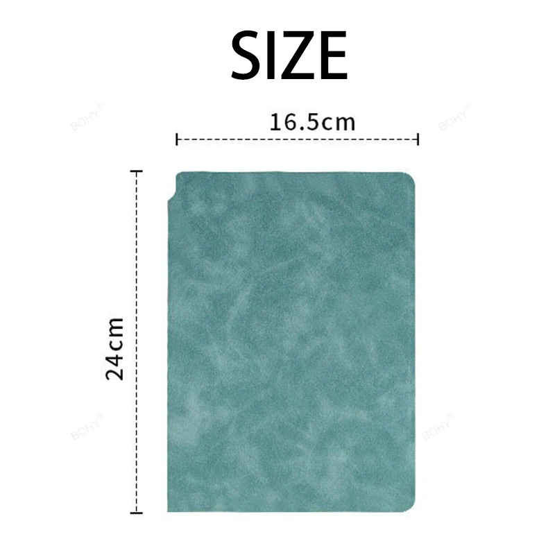 화이트 보드 A5 휴대용 매직 재사용 가능한 화이트 보드 노트북 주간 플래너 펜 지우기 응고가있는 세련된 사무실 노트북