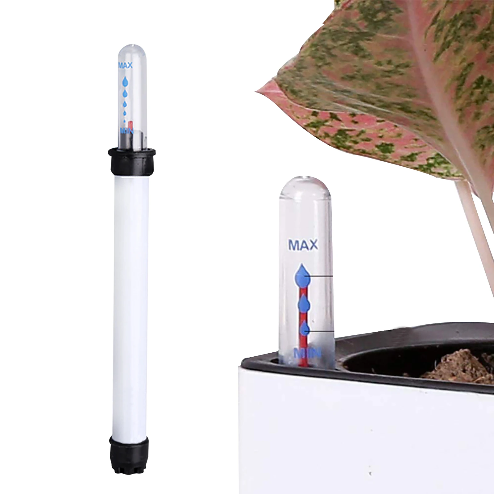 Water Level Indicator Plant Moisture Meter Indoor & Outdoor Flower Pot ...