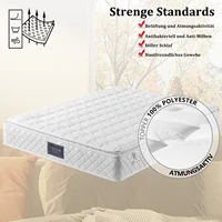 Матрас Rosahqnda, карманная пружина, 90/140/160 х 200 см, сертифицированный Oeko-Tex/эргономичный, 7-зонная холодная пена, высота 25 см — изображение 3