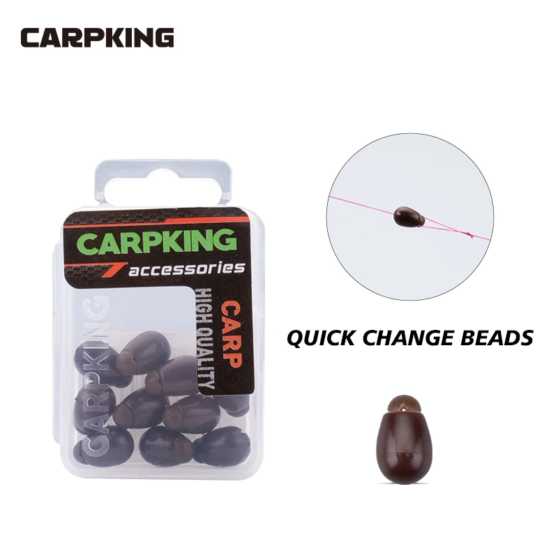 CARPKING Carp Fishing Accessories Quick Change Beads Plastic Carp Terminal Tackle Fishing Method Line Holder For Carp Fishing