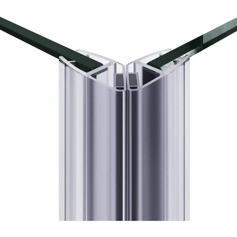 Corner Showers Door 34 in.D X 34 in. W X 72 in. H, Enclosure with Shower Base, with 1/4" Tempered Glass Shower Doors 6
