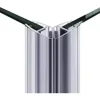 Corner Showers Door 34 in.D X 34 in. W X 72 in. H, Enclosure with Shower Base, with 1/4" Tempered Glass Shower Doors 6
