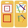 Wooden DIY Ice Cream Stick Puzzle Children's Rainbow Stick Thinking Puzzle Challenge Table Games Kids Montessori Educational Toy 4