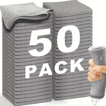 Bamboo Charcoal Microfiber Cleaning Cloths 1