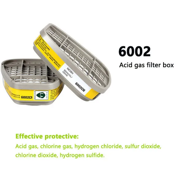 Premium Cartridge Box & Cotton Filters Set for Dust and Gas Masks – Ideal for Chemical Painting and Spraying Respirators