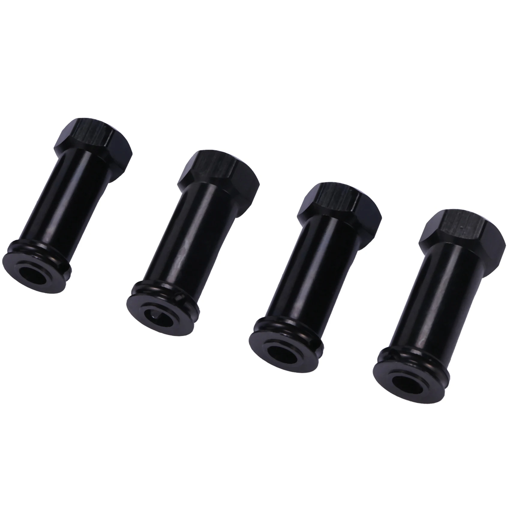 【지금 구매】2 세트 12Mm 알루미늄 휠 육각 어댑터 긴 29Mm 확장 RC 자동차 변환 부품 1/12 Wltoys 12428 12423 블랙