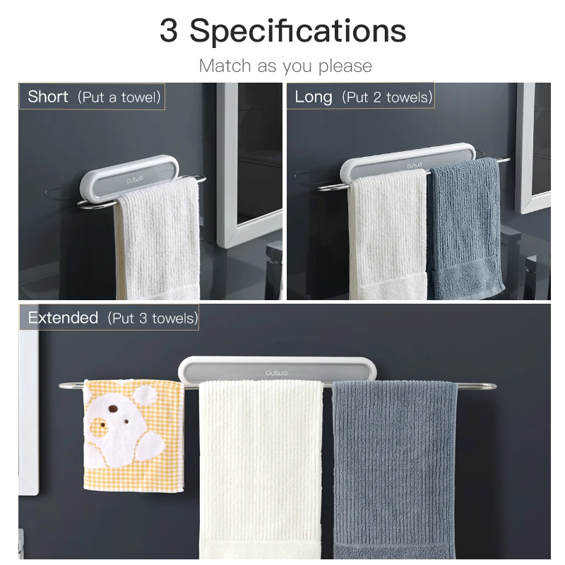 Toilet Towel Rack Bath Holder Suction Wall-mounted Bathroom Shelf Free Punching Storage Rack towel rack