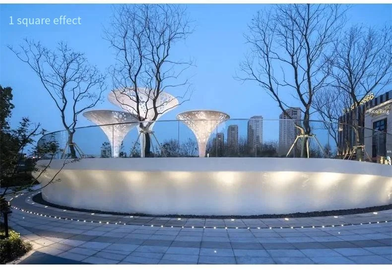 Description Picture 2 of itemLed Underground Light Outdoor Mini Waterproof Spotlight Embedded Low Voltage 12V Star Light Underwater Grille Light Step Light