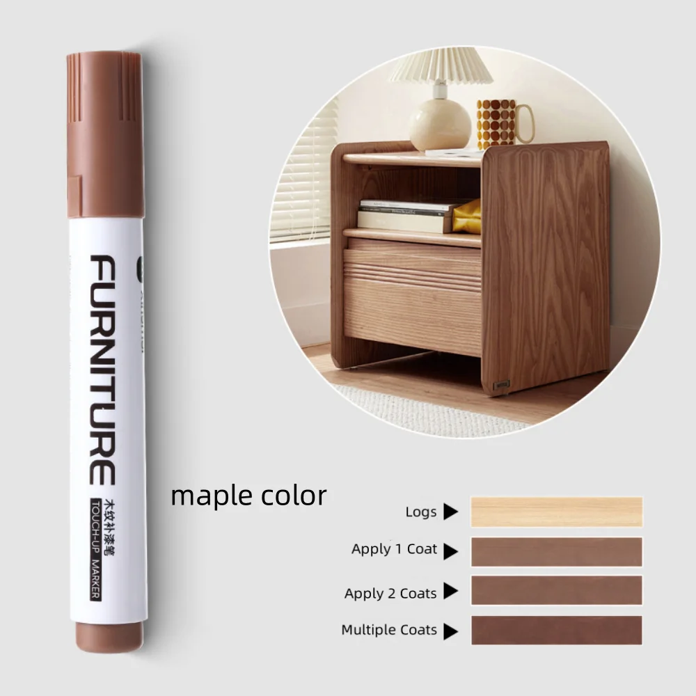 Wood Composite Grain Paint Touch-Up Markers for Furniture and Floor Repair