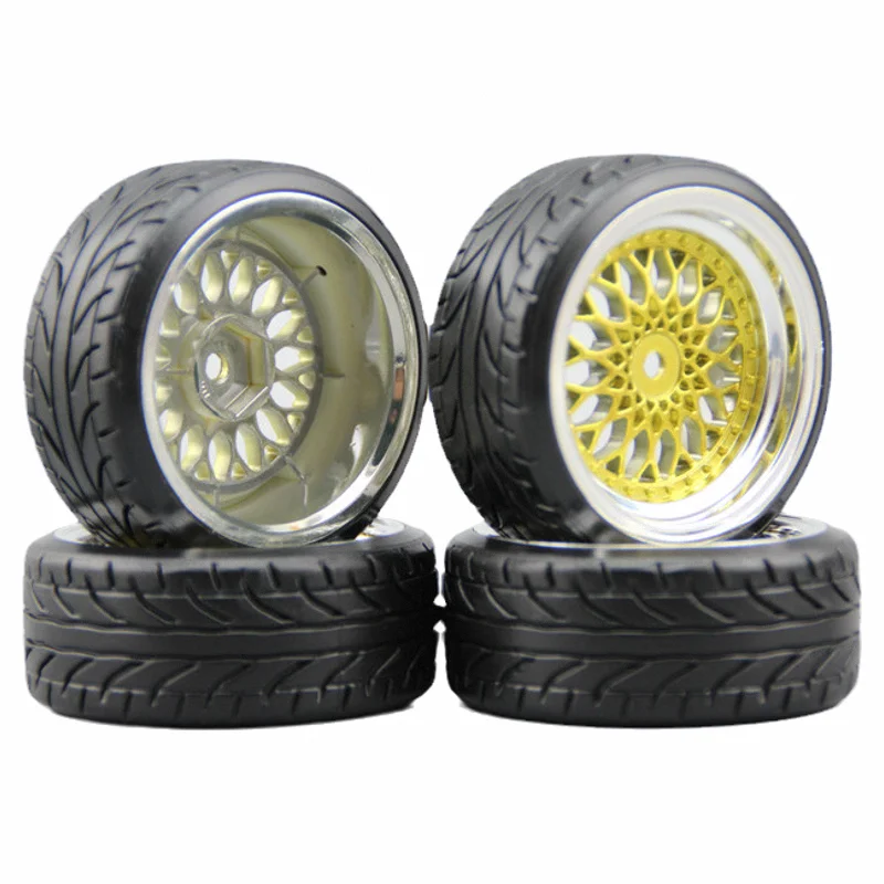 RCカーのタイヤとホイール For HSP For HPI 1/10 12mm六角 4個セット