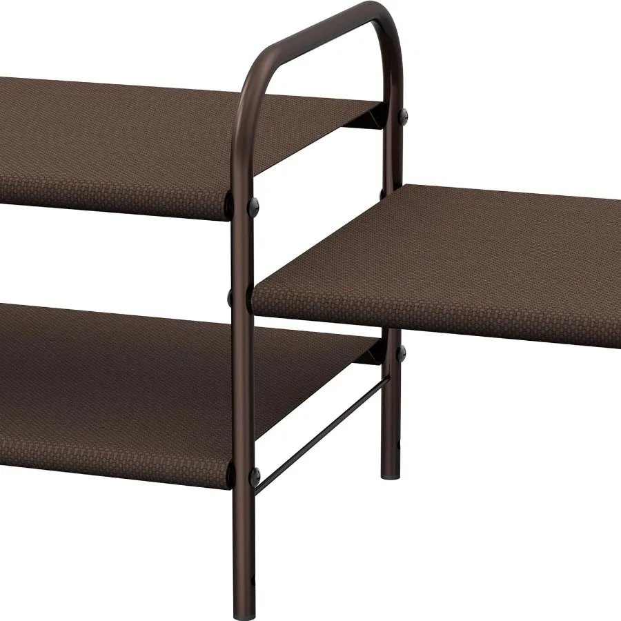 2Tier Shoe Rack Storage Organizer Bronze