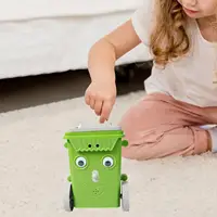 Vacuum Cleaner Toy Mini Curbside Vehicle Garbage Bin for New Year Festivals 1