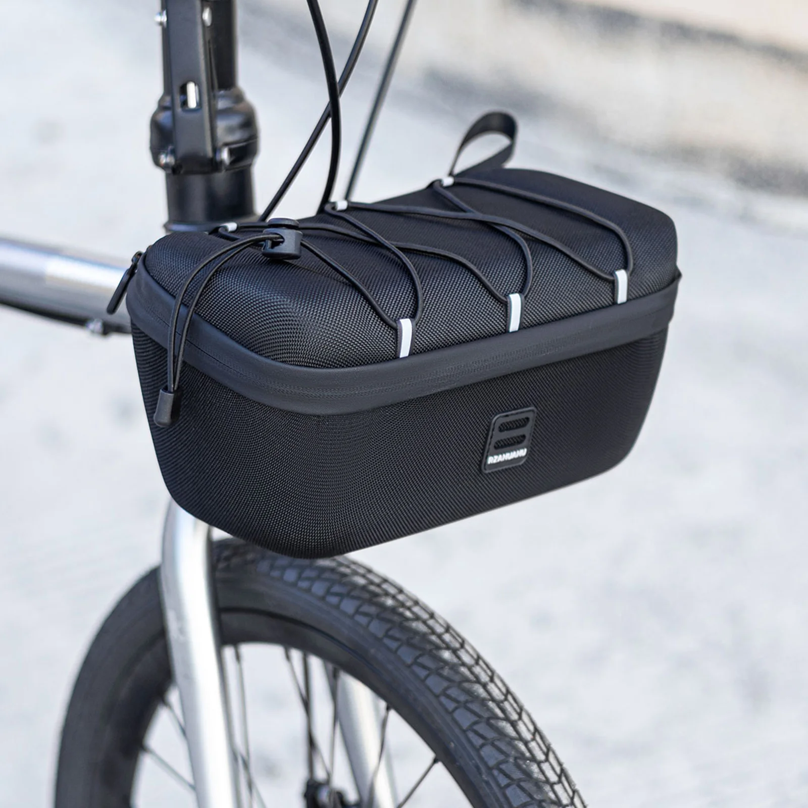 Compact 4L EVA Hard Shell Bicycle Front Bag - Premium Cycling Accessories